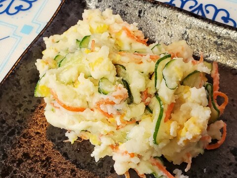 【作りおき&冷凍保存】レンジでポテトサラダ☆
